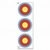 Blason vertical 40 cm Compound/Paquet de 100 blasons/ 22 x 96 cm