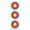 Blason vertical 40 cm Compound/Paquet de 100 blasons/ 22 x 96 cm