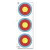 Blason vertical 40 cm Recurve/Paquet de 100 blasons 22 x 96 cm