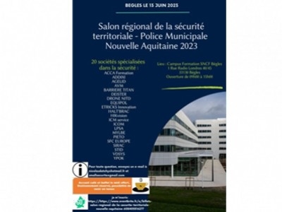 Salon Police Municipale Nouvelle Aquitaine
